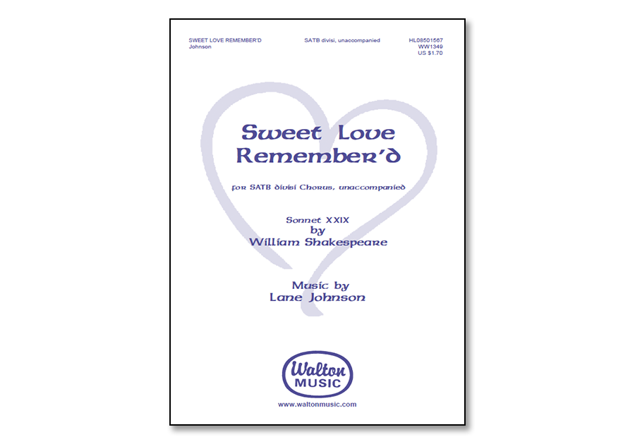 Lane real catalog artwork: Sweet Love Remember'd