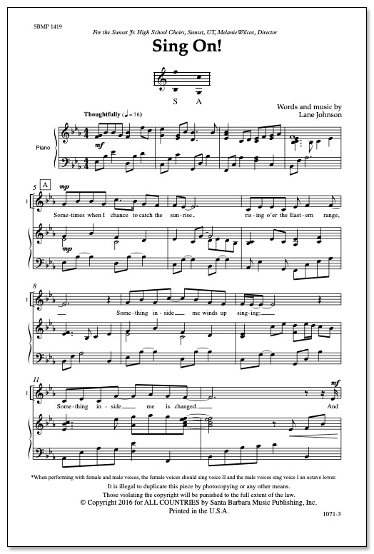 Sing On!