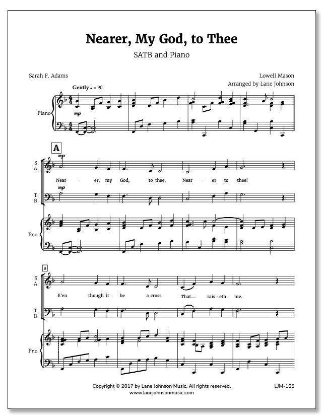 Lane Drive first_page 118i67VCuFd8ODBAfZVPCS2fpIIVZaU7p: Nearer My God to Thee — SATB