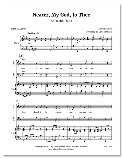 Lane Drive first_page 118i67VCuFd8ODBAfZVPCS2fpIIVZaU7p: Nearer My God to Thee — SATB