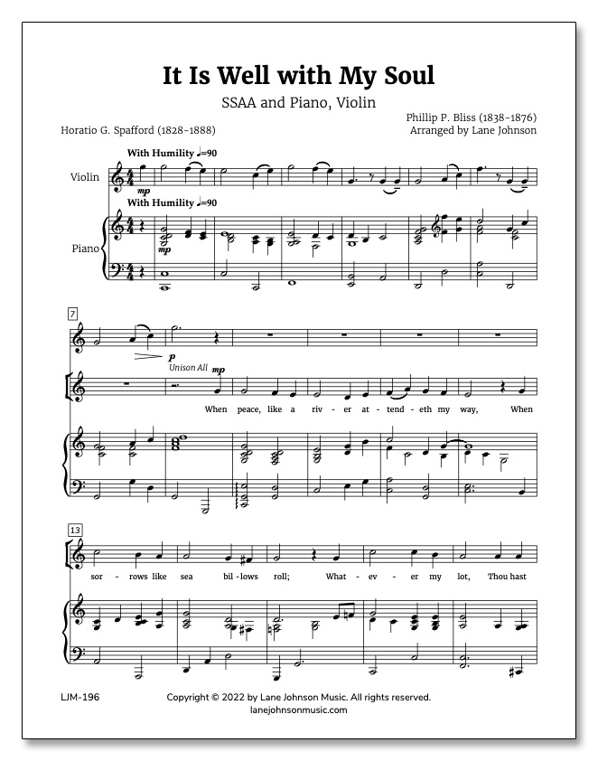 Lane Drive first_page 1FWl_gVCg21-GEjVlptk-v8PdhfevnS-j: It Is Well with My Soul — SSAA