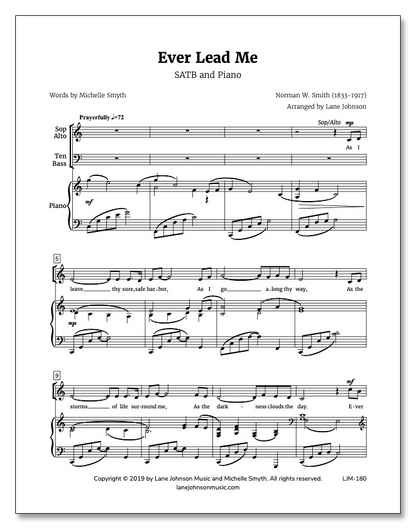 Lane Drive first_page 1Oz9xGvAFyEIrOeCO4PR4H0jKV_xPgUxL: Ever Lead Me — SATB