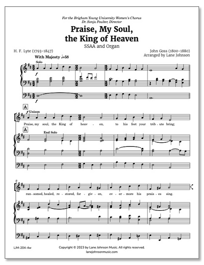 Lane Drive first_page 1PcM6iW5T-n3c4q5VoF3Nqg6JZY2i95Gm: Praise My Soul the King of Heaven — SSAA