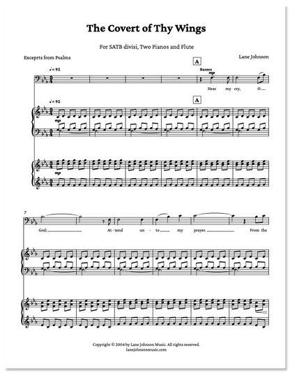 Lane Drive first_page 1vSYiJEUsiWNbnZcAqU68FrxCvStsPSVj: The Covert of Thy Wings — SATB divisi