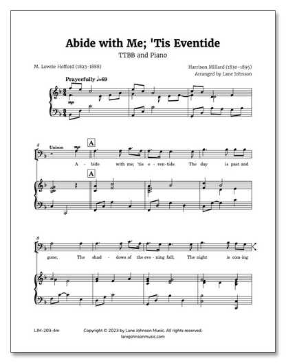 Abide With Me; 'Tis Eventide