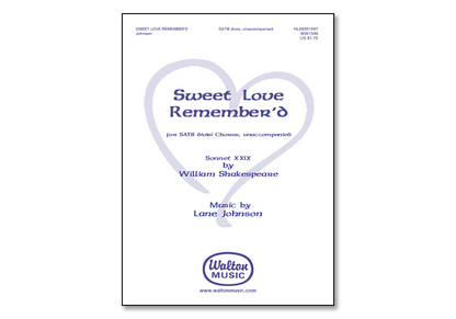 Lane real catalog artwork: Sweet Love Remember'd