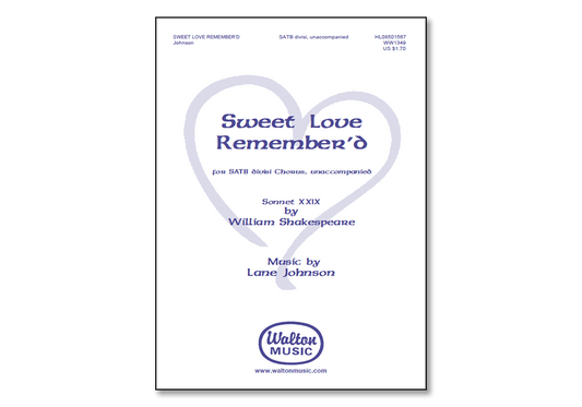 Lane real catalog artwork: Sweet Love Remember'd